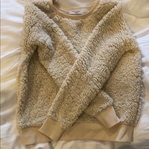 Project Social T Cream Fleece Sweatshirt